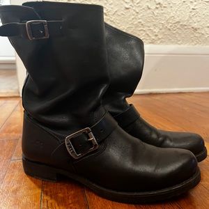 Frye Veronica Shortie Motorcycle Boots